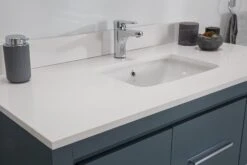 Jussara Badkamermeubelset: Blauw, 2 Stuks, 100% Gelakt MDF -Emob 138JSR1308 20 206 120b