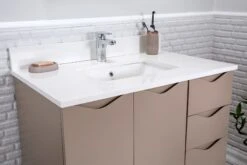 Jussara Badkamermeubelset: 2-delig | Cappuccino | 100% Massief Hout En Kwarts -Emob 138JSR1327 20 205 2e71