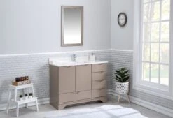 Jussara Badkamermeubelset | 2-delig Massief Hout | Cappuccino