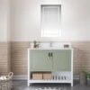 Jussara Badkamermeubelset | 2-delig | Groene Kleur