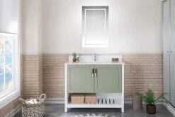 Jussara Badkamermeubelset | 2-delig | Groene Kleur