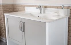 Jussara 2-delige Badkamermeubelset | 100% MDF | Aanrechtblad Van Kwarts | Grijs -Emob 138JSR1342 20 205 edc4