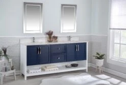 Jussara 3-delige Badkamermeubelset | 100% Gelakt MDF En Wit Kwarts -Emob 138JSR1352 20 202 f89f