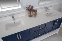 Jussara 3-delige Badkamermeubelset | 100% Gelakt MDF En Wit Kwarts -Emob 138JSR1352 20 204 7311