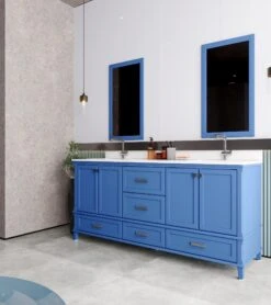 Jussara Badkamermeubelset | Massief Hout | Kwarts Werkblad | Blauw -Emob 138JSR1387 20 204 ea6e