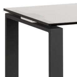 Sidetable Nicola 110cm - Grijs Getint Glas/zwart -Emob 16EA5426 9EC8 42E5 9B22 3FF586AE1937 b57a