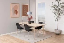 Eettafel Cedro 200x100cm - Witte Eik -Emob 17184FF8 DAA6 4EB2 8BFE C522F20B3DA2 5207