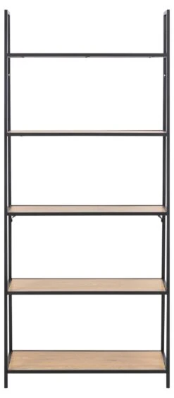 Wandrek Dover 77cm 5 Legplanken - Zwart/wilde Eik -Emob 173AB6A5 770A 4AAF 861B 7E6F906AF4F9 7c32