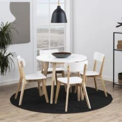 Eettafel Ramon ø90cm - Wit