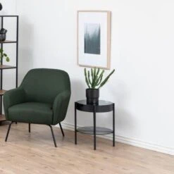 Bijzettafeltje Lipton ø55cm - Zwart