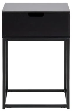 Nachtkastje Mistra 1 Lade - Zwart -Emob 1EB00871 2A30 4286 A9DA A5D585B74874 2f52