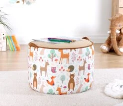 Fluffe Kindervleugelstoel | 100% MICROFIBER | Veelkleurig -Emob 209FLF1157 20 202 6427