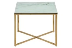 Bijzettafel Anika 50x50cm - Wit Marmer/ Goud -Emob 21865D34 D9C2 4A50 AA05 1F28B48700F9 7da1