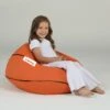 Atelier Del Sofa Poef: Waterdicht Oranje Met Piepschuim