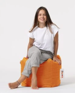 Atelier Del Sofa Poef - Gerecycled Piepschuim, Waterdicht, Oranje -Emob 248FRN1545 20 204 5255