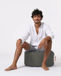 Del Sofa Poef | Waterdicht Piepschuim | Donkergrijs". -Emob 248FRN1548 20 206 4313