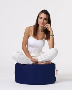 Marineblauwe Waterdichte Poef, 100% Gerecycled Piepschuim". -Emob 248FRN1550 20 204 2d2d