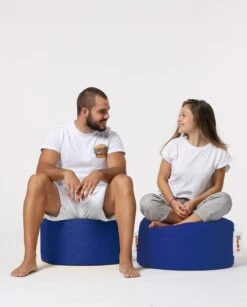 Atelier Del Sofa Poef - Gerecycled Piepschuim - Blauw -Emob 248FRN1551 20 203 5ec9