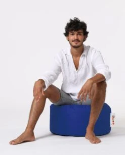 Atelier Del Sofa Poef - Gerecycled Piepschuim - Blauw -Emob 248FRN1551 20 206 d2bb