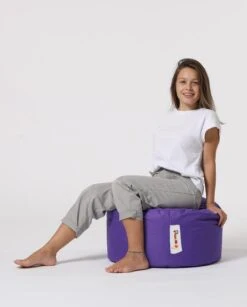 Atelier Del Sofa Poef - Paars | Waterdicht, Gerecycled Piepschuim Met Hoge Dichtheid -Emob 248FRN1552 20 208 670a