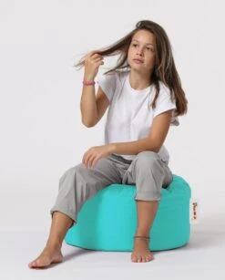 Turquoise Waterdichte Poef - Atelier Del Sofa -Emob 248FRN1556 20 209 0f88