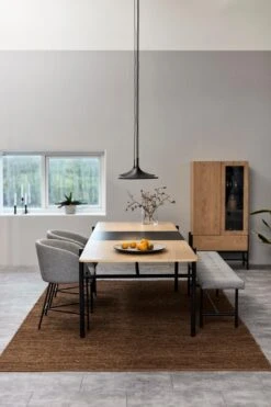 Eetkamerstoel Nelsie - Grijs/zwart -Emob 24BD7D6B 13B2 4A1D 80D9 B301F5809AB5 25b6