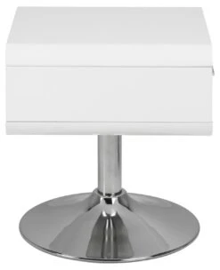 Nachtkastje Colar 40x40cm, 1 Lade - Wit -Emob 265CCB12 8ED4 4E2D BE98 F89F82B95102 a64c