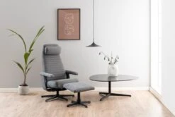 Relaxfauteuil Trany Met Voetbank - Grijs -Emob 274B89EA CEBC 4E9A ABB3 009E1F0C06FD 1626