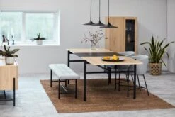 Eetkamerstoel Nelsie - Grijs/zwart -Emob 2CAFE76F 0CD1 4704 BBC8 5A8350944290 7013