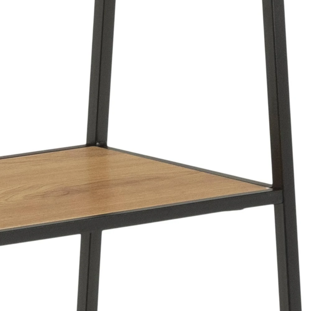 Kledingrek Dover - Zwart/wilde Eik 6 Kledingrek Dover - Zwart/wilde Eik - Afbeelding 6