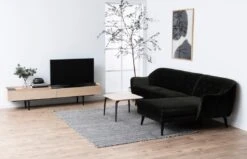 Tv-meubel Cecile 200cm, 2 Deuren - Beige/ Zwart -Emob 2F9C74A4 50EE 45FA 9DED DDCC2045DC1F 159a
