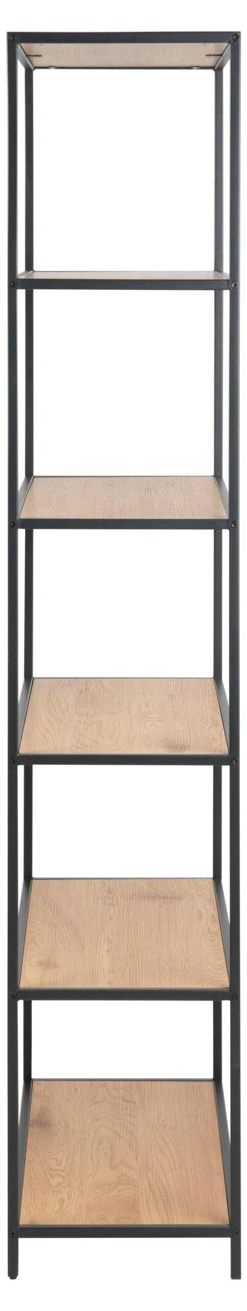 Wandrek Dover 77cm 4 Legplanken - Zwart/wilde Eik 5 Wandrek Dover 77cm 4 Legplanken - Zwart/wilde Eik - Afbeelding 5