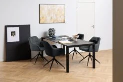 Eetkamerstoel Brenda - Donkergrijs