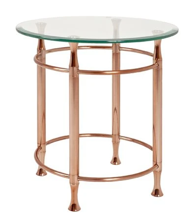 Bijzettafel Véra - Koper/glas 2 Bijzettafel Véra - Koper/glas - Afbeelding 2