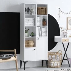 Emerald Boekenplank - 100% Melamine Gecoat, Antibacterieel, Wit