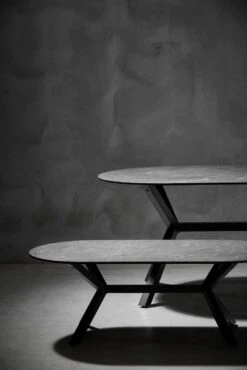 Ovalen Eettafel Laxey 180x90 - Zwart -Emob 3947C3CA 00EF 4A42 BB36 28BDD1F8D5ED 0e47