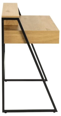 Bureau Reece 100cm - Zwart/eik -Emob 39BAFE9C 1D5B 432B 8CCB 7DB4B9BFEB05 4541