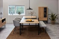 Eetkamerstoel Nelsie - Grijs/zwart -Emob 39EF7B53 3CB5 4734 AC6A 946216136D64 8599