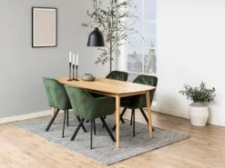 Draaibare Eetkamerstoel Lola - Donkergroen -Emob 3BDBE76E 1694 4660 AFE2 738CD742854D 586c