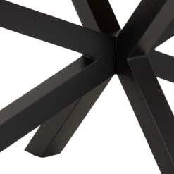 Wild Eiken Ovale Eettafel, Zwart Kruisvoet, 220x100cm -Emob 3CE3B6B6 9BFE 4BEF A7AE 6D2445877465 c8a3