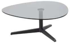 Salontafel Bartos 84x77 - Zwart/glas -Emob 3E707F46 5A78 42E0 B557 67DDF7DF55BB 1ba4