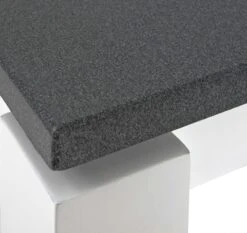 Bijzettafel Marius 40x40cm, 1 Legplank - Wit/antraciet -Emob 42577 detail 846c