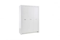 Kledingkast Arkea 137cm Met 3 Deuren - Wit -Emob 43580 1 9a90
