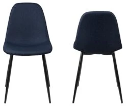 Eetkamerstoel Wilhelm - Donkerblauw/zwart -Emob 436A28D7 B703 4C9B 90B6 FC1534DA1911 f028