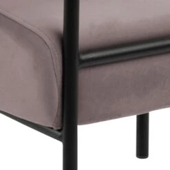 Stoel Cloe - Oudroze/zwart -Emob 44C98D39 B0DF 40D8 8152 E9CD7AB2305A d59a