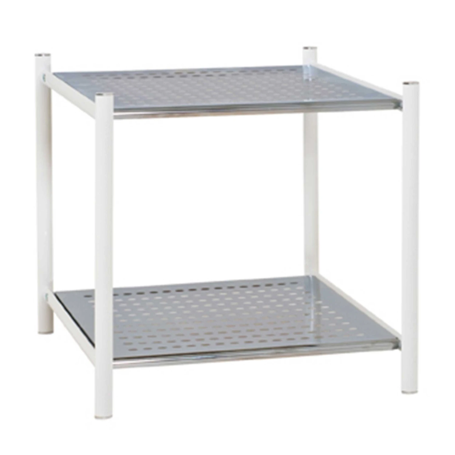 Rek Ayven 2 Legplanken - Wit/grijs 3 Rek Ayven 2 Legplanken - Wit/grijs - Afbeelding 3