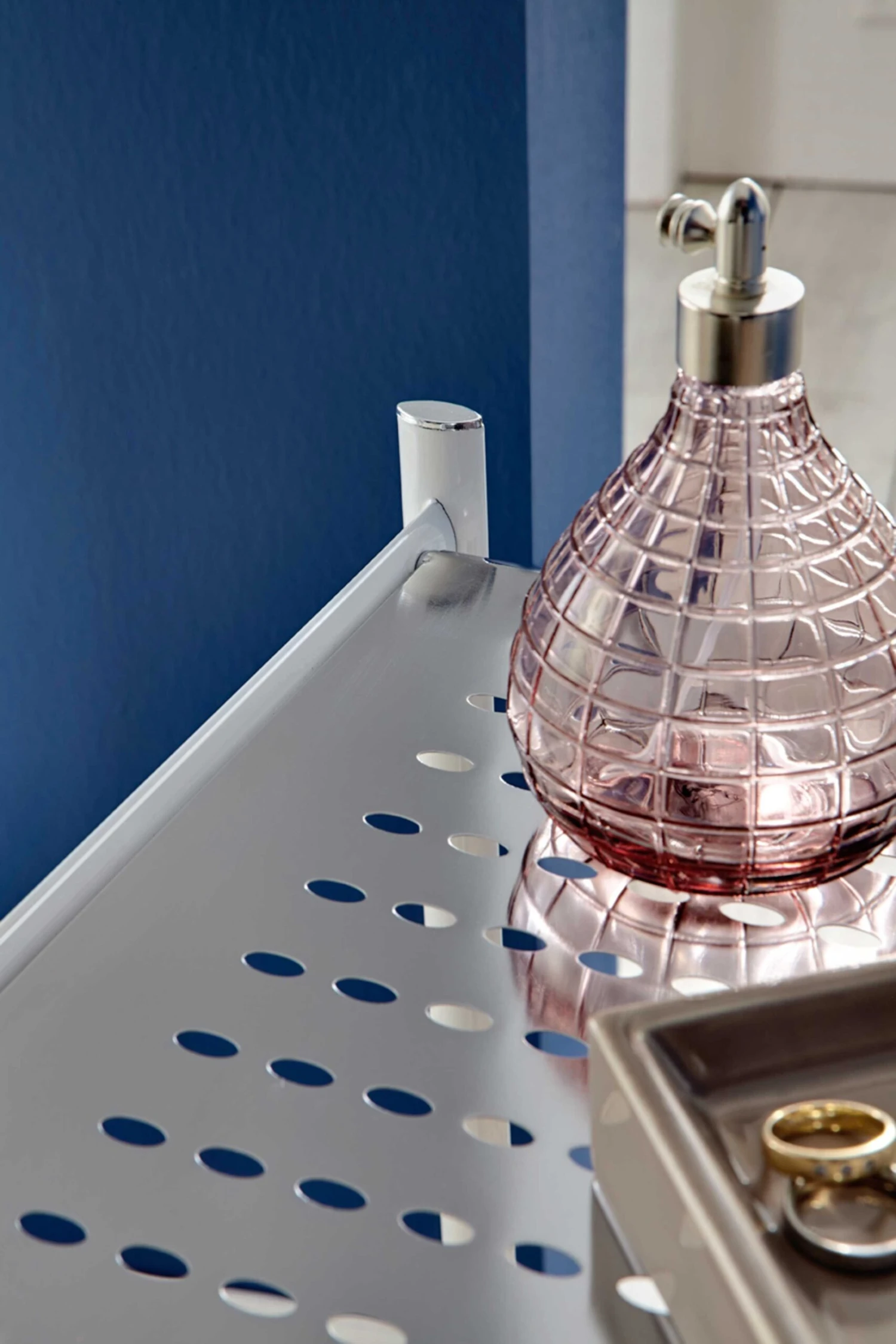 Rek Ayven 2 Legplanken - Wit/grijs 2 Rek Ayven 2 Legplanken - Wit/grijs - Afbeelding 2