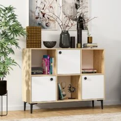 Olivia Dressoir | 100% Melamine |18mm | 120x96x35 | Saffier Eik -Emob 475OLV1701 20 203 0161