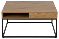 Salontafel Willford 80x80 - Eik/zwart -Emob 49DC34B9 887D 485C 8371 B859E794C3A6 a300