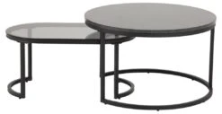 Set Van 2 Salontafels Spiro - Zwart/grijs -Emob 4A17EA0F C876 4CC6 BA5B 1EB97C3B96F3 7c81